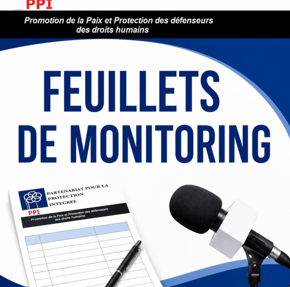 RDC: PPI documente 23 cas de violations et abus contre les DDH, les journalistes et les médias en juillet 2023