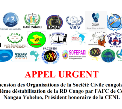RDC : PPI et 28 autres organisations de la société civile s’insurgent contre la création d’un mouvemnt politico-militaire par Corneille Nanga