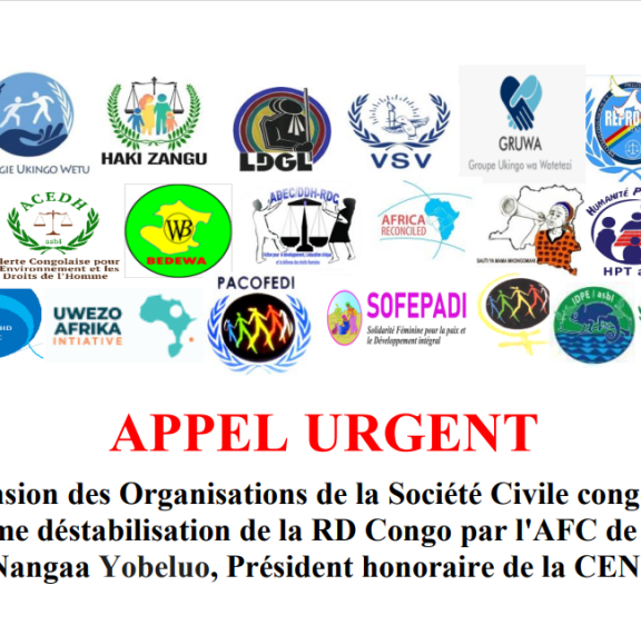 RDC : PPI et 28 autres organisations de la société civile s’insurgent contre la création d’un mouvemnt politico-militaire par Corneille Nanga