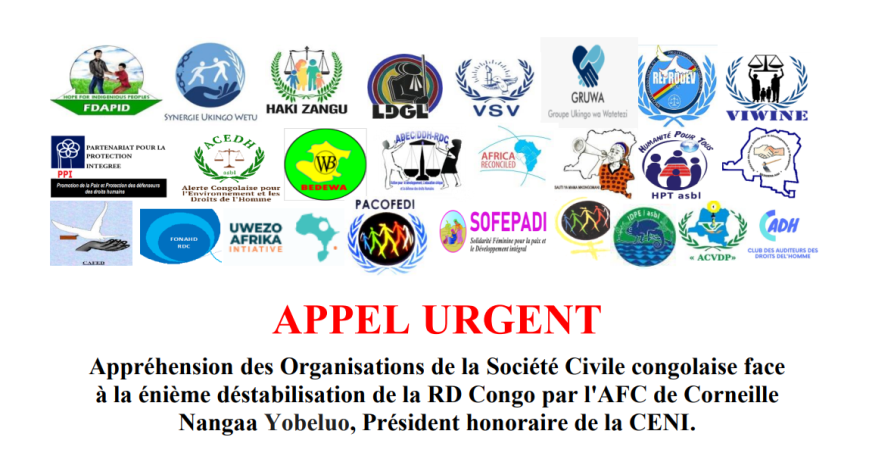 RDC : PPI et 28 autres organisations de la société civile s’insurgent contre la création d’un mouvemnt politico-militaire par Corneille Nanga